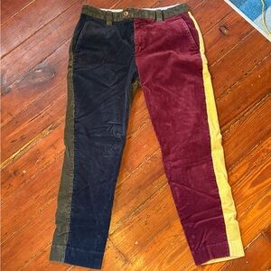 Brooks Brothers Multicolor Corduroy Men's Pants